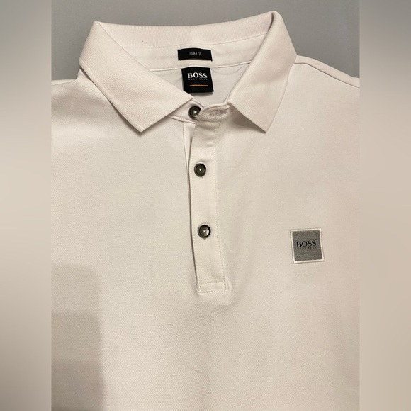 BOSS Boss Slim-Fit Passerby Long Sleeve polo shirt - Picture 11 of 15